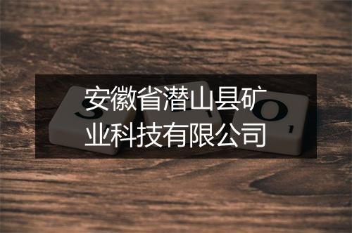 安徽省潜山县矿业科技有限公司