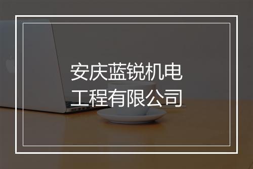 安庆蓝锐机电工程有限公司