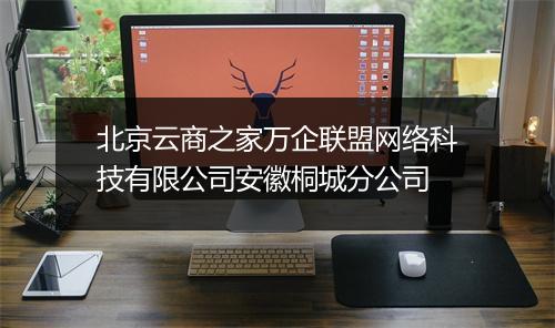 北京云商之家万企联盟网络科技有限公司安徽桐城分公司