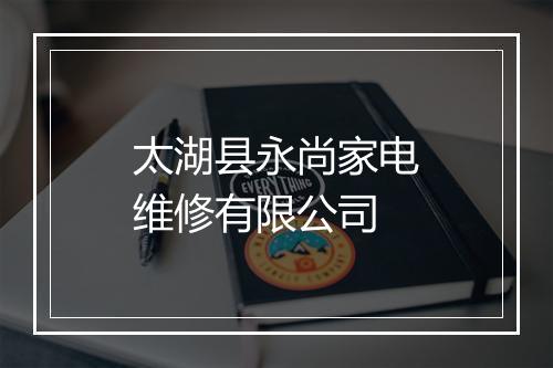 太湖县永尚家电维修有限公司