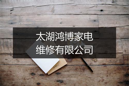 太湖鸿博家电维修有限公司