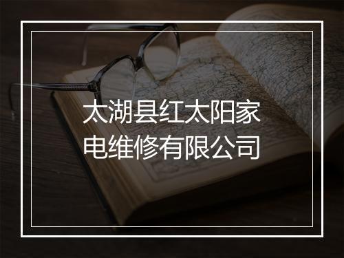 太湖县红太阳家电维修有限公司