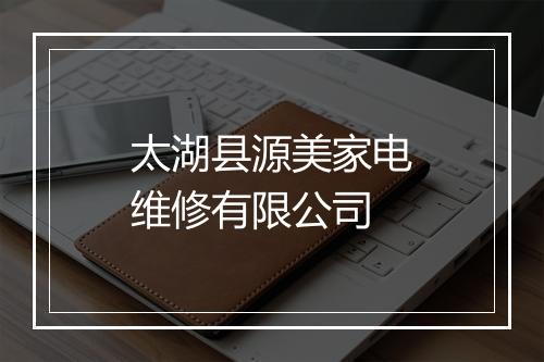 太湖县源美家电维修有限公司
