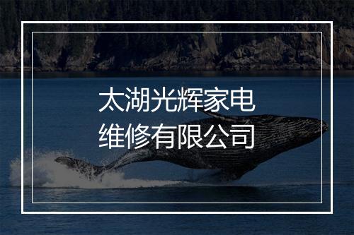 太湖光辉家电维修有限公司