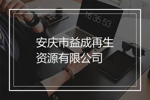 安庆市益成再生资源有限公司