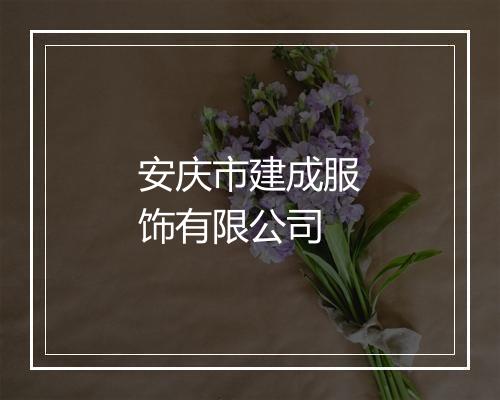 安庆市建成服饰有限公司