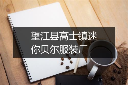 望江县高士镇迷你贝尔服装厂