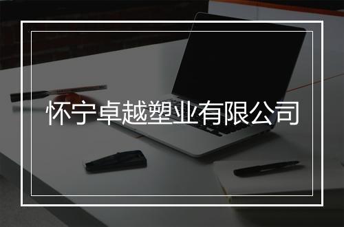 怀宁卓越塑业有限公司
