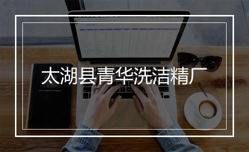 太湖县青华洗洁精厂