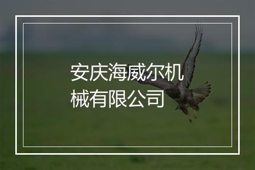 安庆海威尔机械有限公司