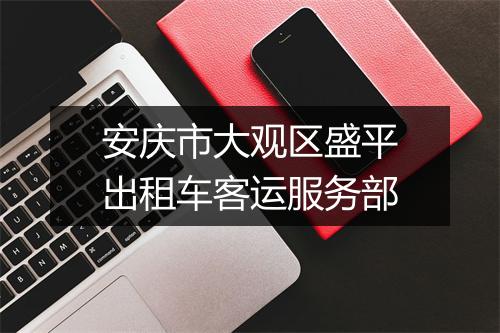 安庆市大观区盛平出租车客运服务部