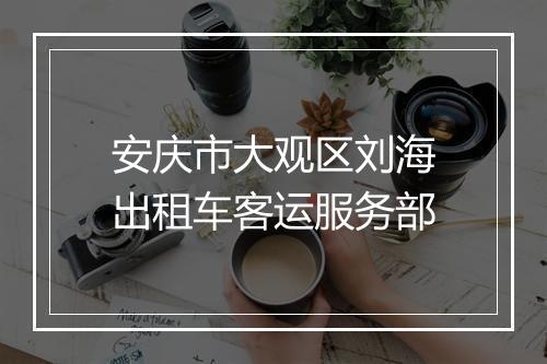 安庆市大观区刘海出租车客运服务部