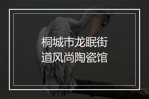 桐城市龙眠街道风尚陶瓷馆