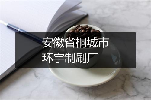 安徽省桐城市环宇制刷厂