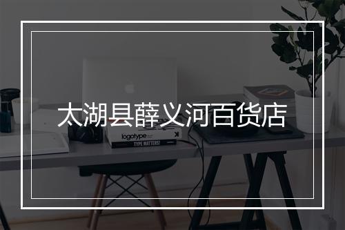 太湖县薛义河百货店