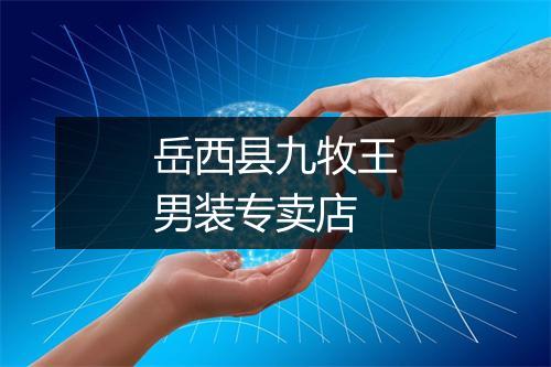 岳西县九牧王男装专卖店