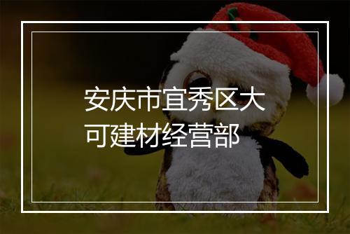 安庆市宜秀区大可建材经营部