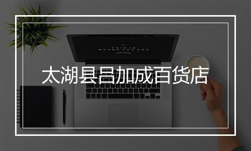 太湖县吕加成百货店