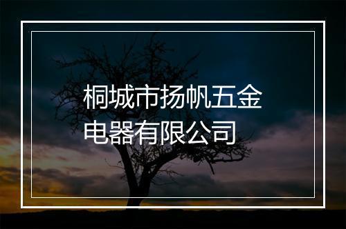 桐城市扬帆五金电器有限公司
