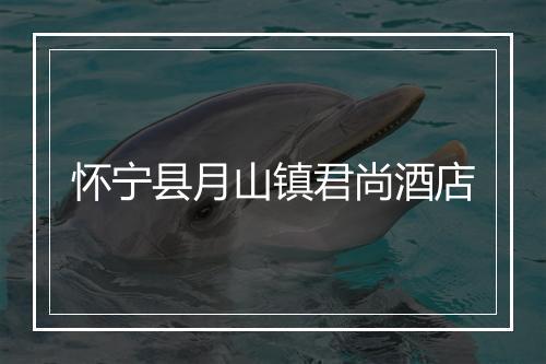 怀宁县月山镇君尚酒店
