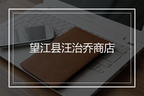 望江县汪治乔商店
