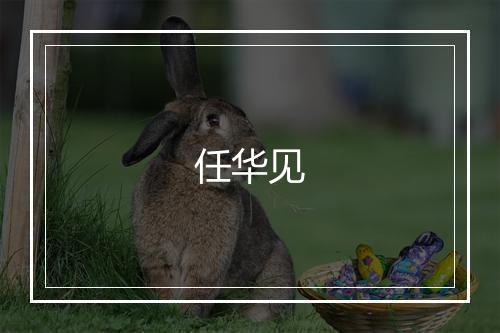 任华见