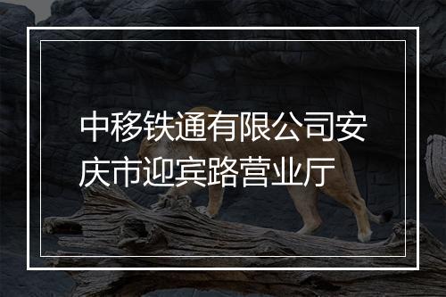中移铁通有限公司安庆市迎宾路营业厅
