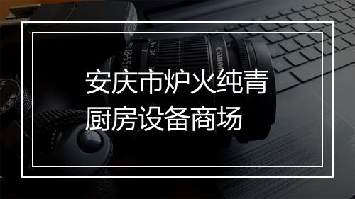 安庆市炉火纯青厨房设备商场