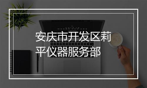 安庆市开发区莉平仪器服务部
