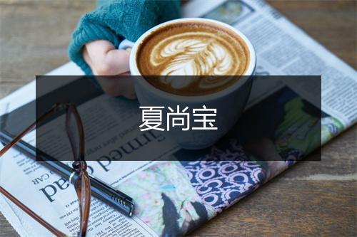 夏尚宝