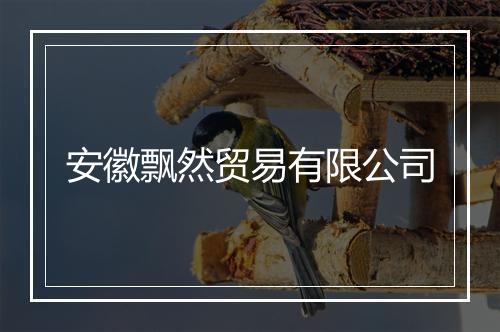 安徽飘然贸易有限公司