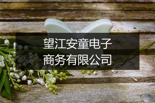 望江安童电子商务有限公司