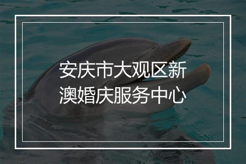 安庆市大观区新澳婚庆服务中心