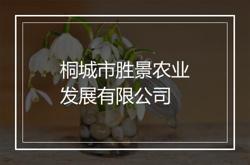 桐城市胜景农业发展有限公司