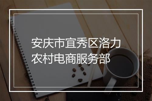 安庆市宜秀区洛力农村电商服务部
