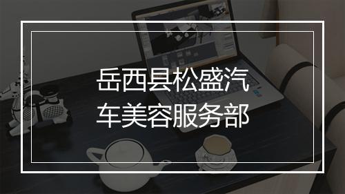 岳西县松盛汽车美容服务部