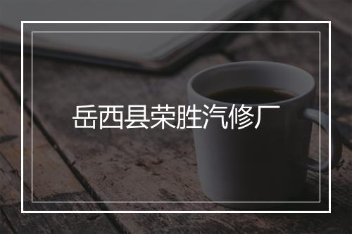 岳西县荣胜汽修厂