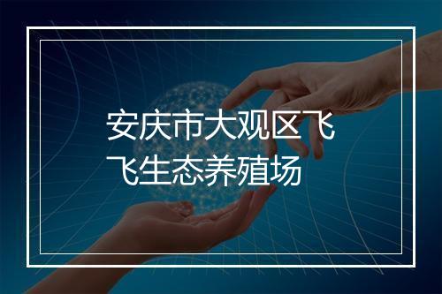 安庆市大观区飞飞生态养殖场