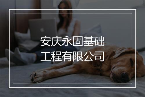 安庆永固基础工程有限公司