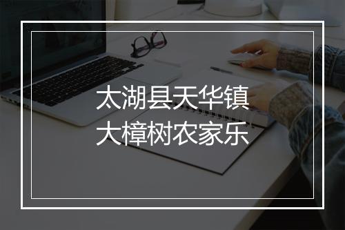 太湖县天华镇大樟树农家乐