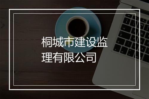 桐城市建设监理有限公司
