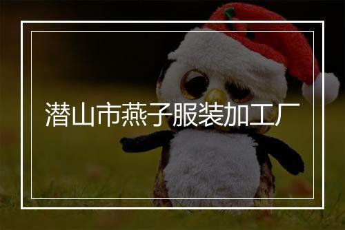 潜山市燕子服装加工厂