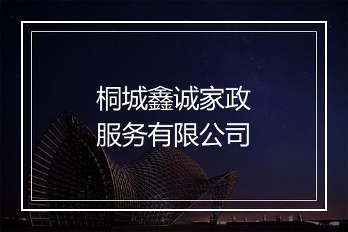 桐城鑫诚家政服务有限公司