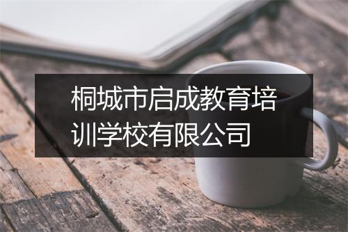 桐城市启成教育培训学校有限公司