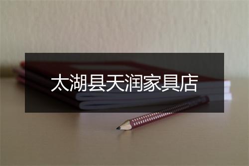 太湖县天润家具店