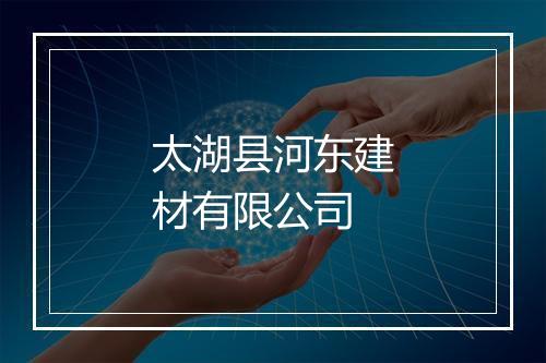 太湖县河东建材有限公司