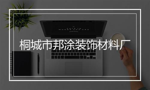 桐城市邦涂装饰材料厂