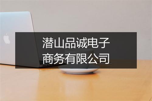 潜山品诚电子商务有限公司