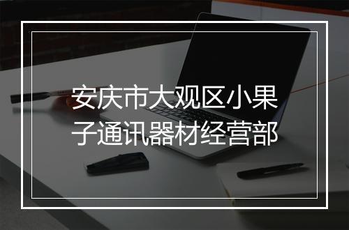 安庆市大观区小果子通讯器材经营部