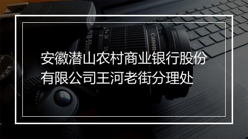 安徽潜山农村商业银行股份有限公司王河老街分理处